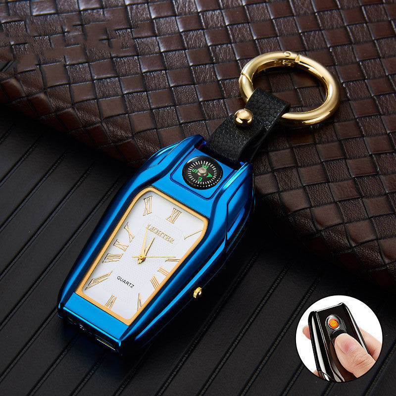 Lighter With Watch And Key Chain